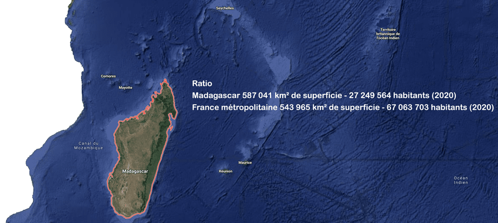 Carte de Madagascar